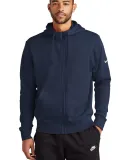 Nike NKDR1513  Club Fleece Sleeve Swoosh Full-Zip  MdntNavy