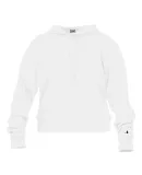 Badger Sportswear 1261 Women's Cropped Hooded Swea in White