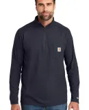 CARHARTT CT104255 Carhartt Force   1/4-Zip Long Sl Navy