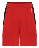 Badger Sportswear 4267 Sweatless Shorts in Red/ black