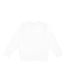 LA T 6925 Unisex Eleveated Fleece Sweatshirt in Red