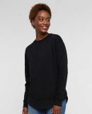LA T 3525 Ladies' Weekend Tunic Fleece in Black