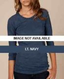 12149 Alternative Apparel Gauze Baseball Tee Lt. Navy