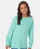 Comfort Wash GDH275 Garment Dyed Youth Long Sleeve Mint