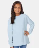 Comfort Wash GDH275 Garment Dyed Youth Long Sleeve Soothing Blue