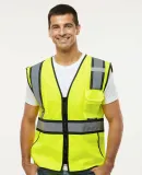 ML Kishigo 1595-1598 Standard Contrast Vest Lime/ Black