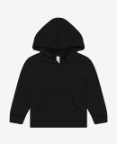 Bella + Canvas 3719T Toddler Sponge Fleece Pullove in Black