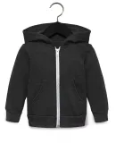 Bella + Canvas 3739T Toddler Full-Zip Hooded Sweat DARK GREY HEATHR