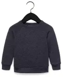 Bella + Canvas 3901T Toddler Sponge Fleece Raglan  HEATHER NAVY