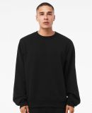 Bella + Canvas 3911 Unisex Classic Crewneck Sweats in Black