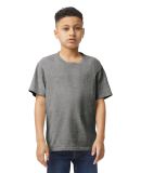 Gildan 64000B Youth Softstyle T-Shirt in Graphite heather