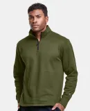 Champion Clothing CHP190 Sport Quarter-Zip Pullove Fresh Olive