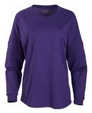 Boxercraft BW3514 Women's Pom Pom Long Sleeve Jers in Purple