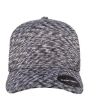 Yupoong-Flex Fit 280 Delta® Seamless Unipanel Cap in Melange navy