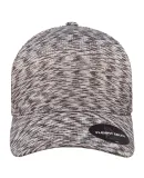 Yupoong-Flex Fit 280 Delta® Seamless Unipanel Cap in Melange silver