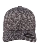 Yupoong-Flex Fit 280 Delta® Seamless Unipanel Cap in Melange black
