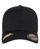 Yupoong-Flex Fit 6277R Sustainable Polyester Cap in Black