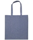 Liberty Bags 8860R Nicole Recycled Cotton Canvas T HEATHER MED BLUE