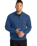 MERCER+METTLE MM3020 Mercer+Mettle   1/4-Zip Sweat InsBlue