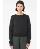 Bella + Canvas 7511 Ladies Classic Pullover Crewne in Dark grey heathr
