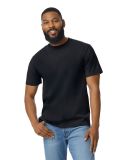 Gildan 65000 Unisex Softstyle Midweight T-Shirt in Pitch black
