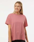 LA T 3519 Ladies' Hi-Lo T-Shirt in Mauvelous