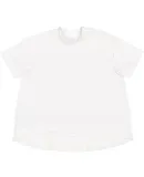 LA T 3519 Ladies' Hi-Lo T-Shirt WHITE
