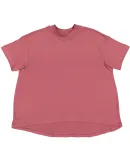 LA T 3519 Ladies' Hi-Lo T-Shirt ROUGE