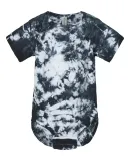 Dyenomite 340CR Infant Crystal Tie-Dyed Onesie in Black crystal