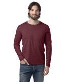 Alternative Apparel 1170CV Unisex Long-Sleeve Go-T in Heather currant