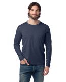 Alternative Apparel 1170CV Unisex Long-Sleeve Go-T in Hthr mdnite navy