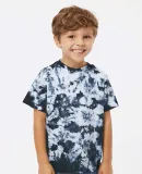 Dyenomite 330CR Toddler Crystal Tie-Dyed T-Shirt in Black crystal
