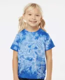 Dyenomite 330CR Toddler Crystal Tie-Dyed T-Shirt in Royal