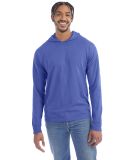 Comfort Wash GDH280 Unisex Jersey Hooded Sweatshir Deep Forte Blue