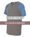 AA3200 Alternative Apparel Unisex 4.4 oz. Gym Rat  Eco Grey/Eco Burgundy