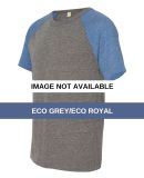 AA3200 Alternative Apparel Unisex 4.4 oz. Gym Rat  Eco Grey/Eco Royal