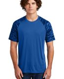 Sport Tek ST376 Sport-Tek   Drift Camo Colorblock  in Trueroyal