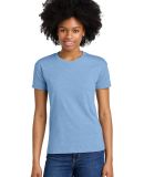 Next Level Apparel 6600 Ladies' Relaxed CVC T-Shir in Heather columbia blue
