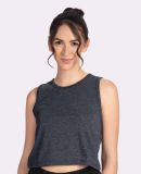 Next Level Apparel 5083 Ladies' Festival Cropped T in Charcoal
