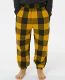 Burnside Clothing 4810 Youth Flannel Jogger Gold/ Black