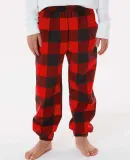 Burnside Clothing 4810 Youth Flannel Jogger Red/ Black