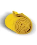 Liberty Bags 8700 Fleece Blanket in Yellow