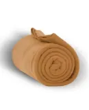 Liberty Bags 8700 Fleece Blanket in Camel