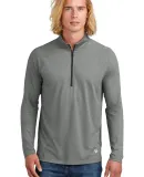 New Era NEA228  Power 1/2-Zip ShdGyHthr