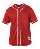 Alleson Athletic 52MBBJY Youth Diamond Jersey in Red/ white