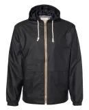 Weatherproof 193910 Vintage Hooded Rain Jacket Black