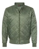 Weatherproof 21752 HeatLast™ Quilted Packable Bo Olive Grey