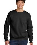 Jerzees 701MR Premium Eco Blend Ringspun Crewneck  in Black ink heather