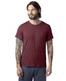 Alternative Apparel 1070CV Unisex Go-To T-Shirt in Heather currant