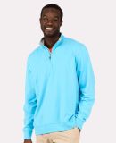 Boxercraft BM5205 Alumni Quarter Zip Pullover in Pacific blue